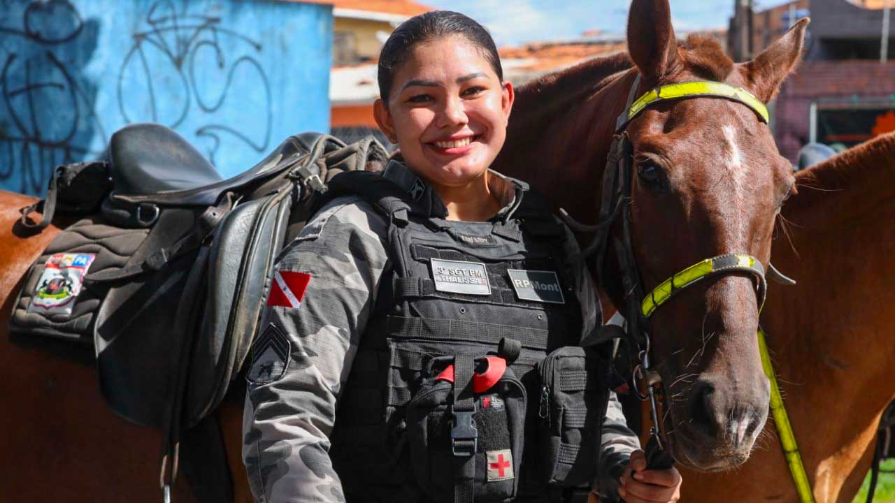 Cavalaria da PM inaugura pista Centauro de Maneabilidade a Cavalo - SSP