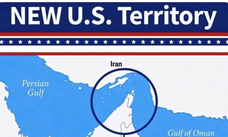 Trump publica mapa que aponta Estreito de Ormuz como território dos EUA