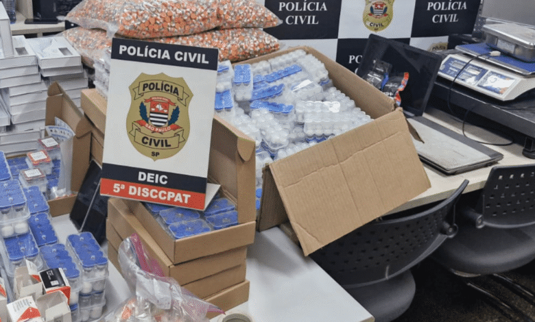 Polícia desmantela laboratório clandestino de emagrecedores em São Paulo