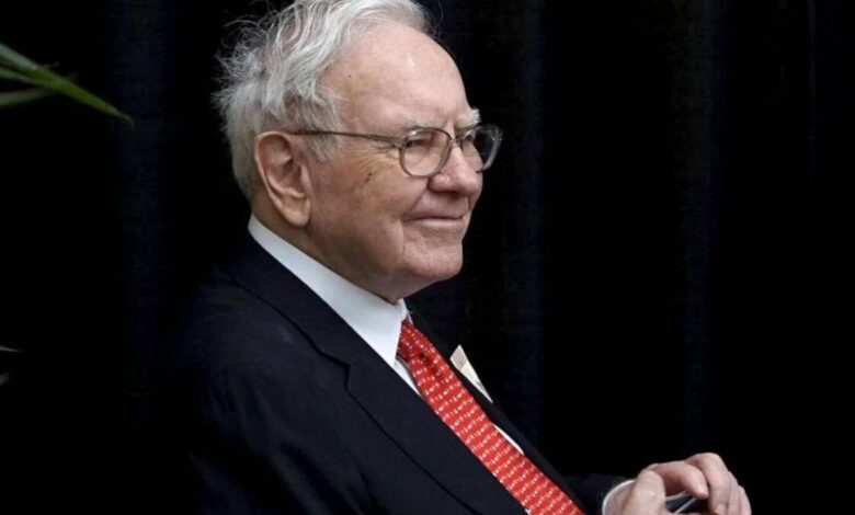 Warren Buffett em evento corporativo