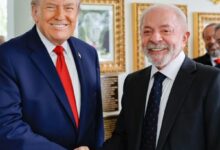 Presidente Luiz Inácio Lula da Silva e presidente dos EUA Donald Trump