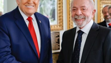 Presidente Luiz Inácio Lula da Silva e presidente dos EUA Donald Trump