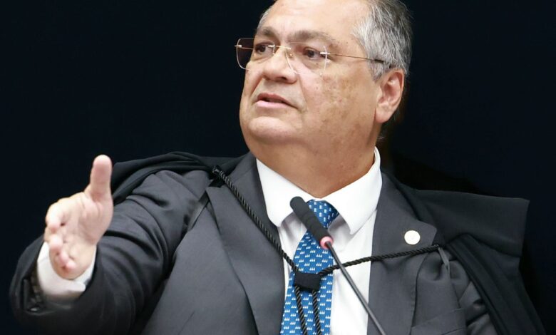 Ministro Flávio Dino em sessão do Supremo Tribunal Federal