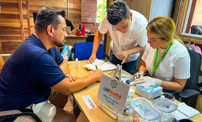 Mutirão de saúde realizado na Ilha do Combu em parceria com a Prefeitura de Belém e o Sebrae