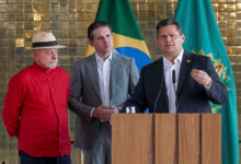 Davi Alcolumbre acerta prioridades do Congresso em reunião com Lula e Motta