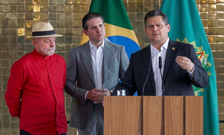 Davi Alcolumbre acerta prioridades do Congresso em reunião com Lula e Motta