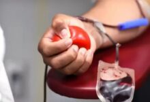Hemocentro no Pará durante atendimento a doadores de sangue