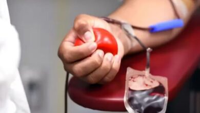Hemocentro no Pará durante atendimento a doadores de sangue