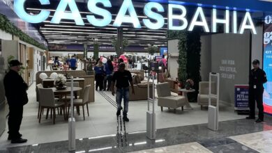 Fachada de loja da Casas Bahia