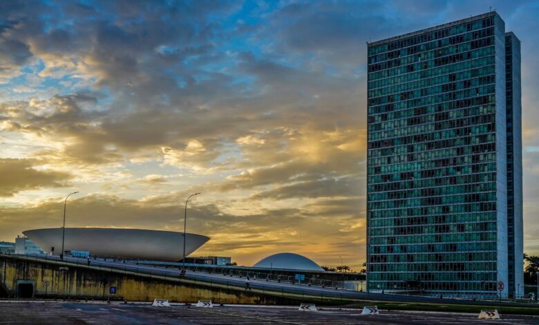 Plenário do Congresso Nacional durante sessão de votação