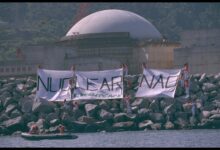 Navio do Greenpeace e protestos contra energia nuclear