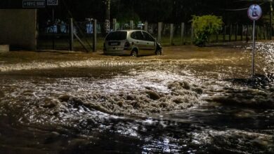 Ciclone extratropical no Sul do Brasil