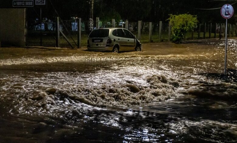 Ciclone extratropical no Sul do Brasil