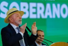 O presidente Lula durante evento oficial