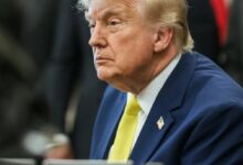 Presidente dos Estados Unidos Donald Trump em evento oficial.