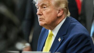 Presidente dos Estados Unidos Donald Trump em evento oficial.