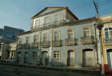 Fachada de imóvel histórico em Belém do Pará