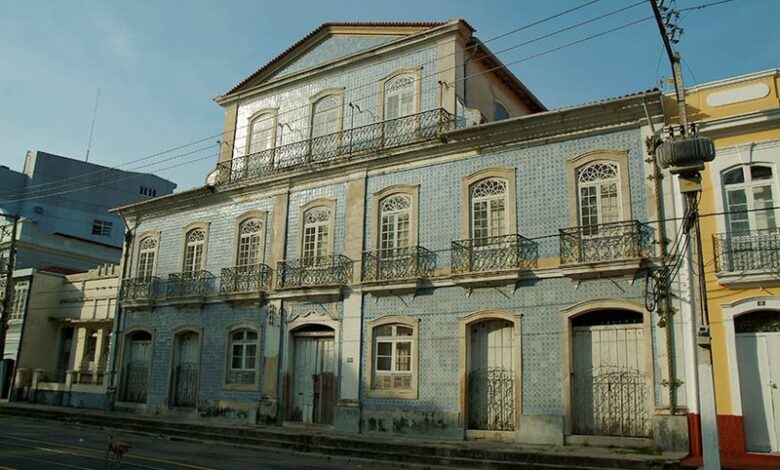 Fachada de imóvel histórico em Belém do Pará