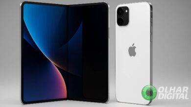iPhone dobrável em destaque