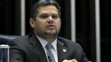 Senador Davi Alcolumbre em sessão no Senado Federal