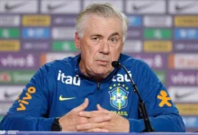 Técnico Carlo Ancelotti comanda a Seleção Brasileira