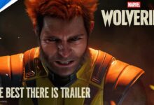 Cena de ação do novo trailer de Marvel's Wolverine destacando Logan