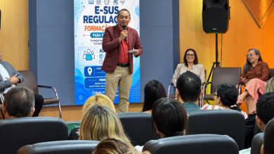Profissionais reunidos em treinamento de saúde no Amapá