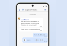 Tela do aplicativo MSG Gov, desenvolvido para comunicação segura entre órgãos do governo