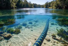 Saiba como funciona a instalação de fibra óptica em rios amazônicos