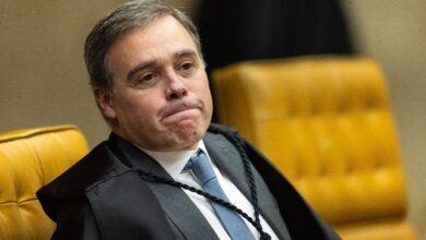 Ministro André Mendonça em sessão do Supremo Tribunal Federal