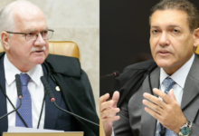 Fachin se reúne com Nunes Marques às vésperas de julgamento contra Moraes
