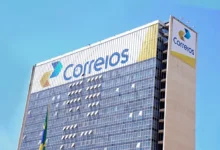 Trabalhadores dos Correios em período de paralisação