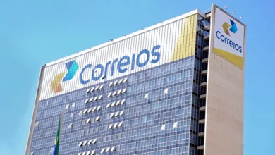 Trabalhadores dos Correios em período de paralisação