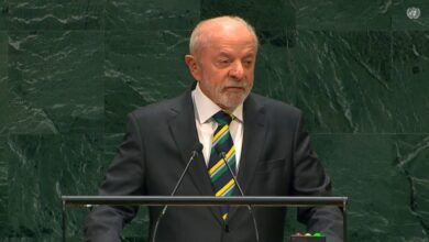 Presidente Lula discursando na Assembleia Geral da ONU