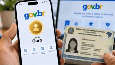 Usuários da Carteira de Identidade Nacional com contas GOV.BR