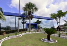 Fachada da Prefeitura de Ananindeua, no Pará