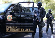 Fachada da sede da Polícia Federal