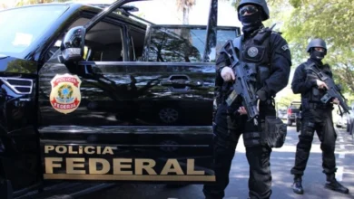 Fachada da sede da Polícia Federal
