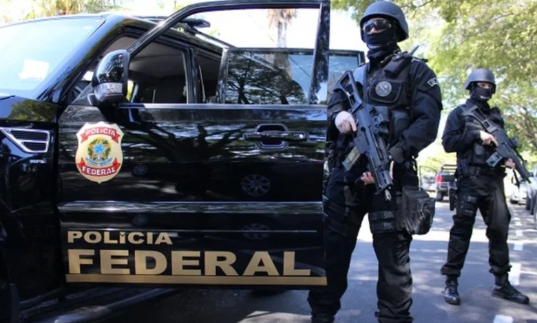 Fachada da sede da Polícia Federal