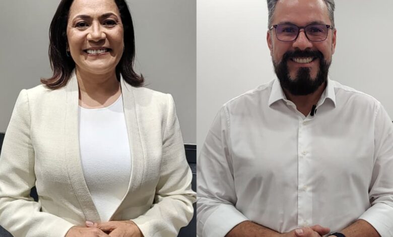 Mailza Assis e Alan Rick em campanha eleitoral no Acre