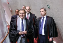 Foto Antonio Augusto/TSE mostrando ministros do TSE em sessão