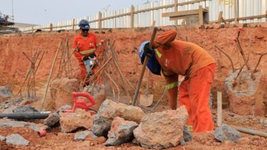 Obras do complexo viário Passarão em andamento pela Prefeitura de Manaus na zona Oeste