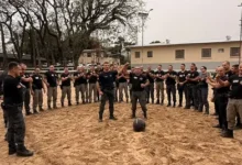 Policiais militares do Pará em treinamento especializado