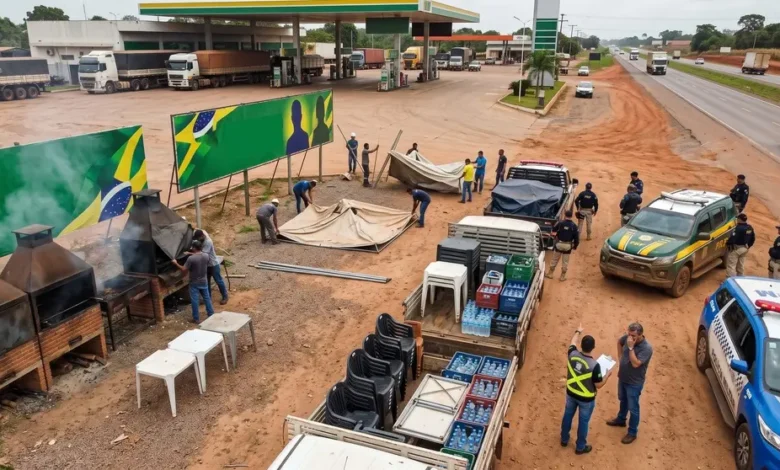 Fachada do Posto Lustosão em Marabá no Pará