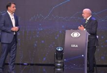 Lula e Flávio em debate na TV Band