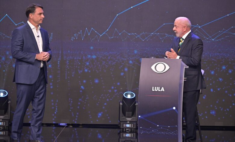 Lula e Flávio em debate na TV Band