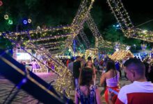 Decoração natalina em Rio Branco
