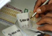Bilhetes e terminais de loteria da Caixa Econômica Federal
