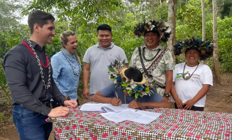 Agricultores familiares em comunidade rural de Rondônia