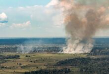 Operação de combate a incêndios e seca na Região Norte